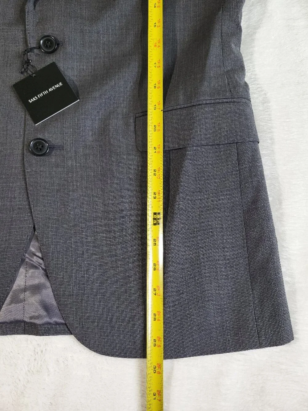 Saks Fifth Avenue Woven Wool Suit